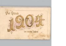 Neujahr 1904 Datumskarte