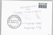 74865 W6951 Neckarzimmern - Foto-Karte
