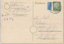 97631 W8742 Bad Königshofen i. Grabfeld 1955 Ganzsache