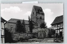 34587 W3582 Gensungen , Hess - Treppe Baum Haus Mauer
