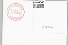 65375 W6227 Oestrich-Winkel - Foto Kirche Grabstein Uhr