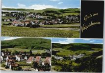 37170 W3418 Volpriehausen - Gesamtansicht Feld Haus Baum