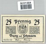 23769 W2448 Fehmarn - Notgeld 25 Pf