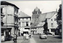 17489 O2200 Greifswald , Hansestadt - Apotheke Auto Fußgänger Straße