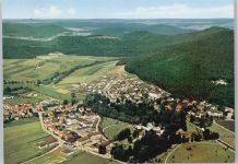 34537 W3590 Bad Wildungen - Fliegeraufnahme Berg Feld Gesamtansicht