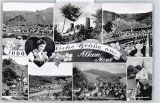 56283 W5401 Alken , Mosel - Burg Thurant, St. Michaeliskapelle, Malerwinkel, Kaenes