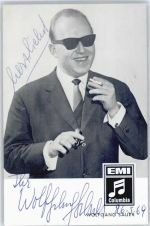 Wolfgang Sauer , signiert Schlagersänger