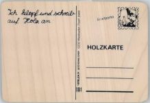 Gratulation Holzkarte