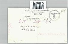 34508 W3542 Schwalefeld - Foto Feld Haus Baum Berg