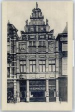 Café, Restaurant de Zon, Foto-Karte Emailleschild