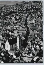 89415 W8882 Lauingen (Donau) - Fliegeraufnahme, Martinsmünster, Schimmelturm