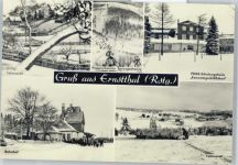 98724 O6422 Ernstthal - Bahnhof, Pappenheimer Sprungschanze, Erholungsheim Rennsteigschlößchen
