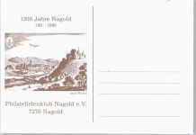 72202 W7270 Nagold - 1200 Jahre