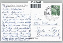95493 W8583 Bischofsgrün - Gesamtansicht mit Ochsenkopf