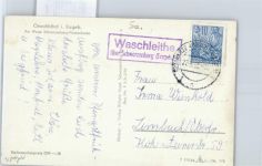 O9431 Waschleithe Landpoststempel Landpost