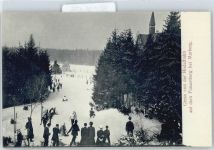 35085 W3557 Frauenberg , Kr Marburg a d Lahn - Schlitten, Rodelbahn