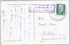 98724 O6420 Neuhaus am Rennweg - Landpoststempel Limbach