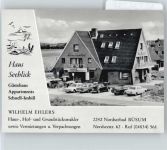 25761 W2242 Büsum KEINE AK Pension, Appartments, Schnell-Imbiß Haus Seeblick, Kalender