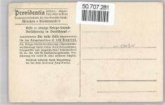 Providentia , sign. W.R. Versicherung Künstlerkarte