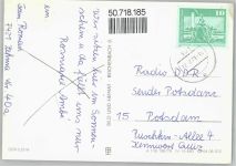 16866 O1910 Kyritz , Prignitz - Platz der Einheit, Inselgaststätte, Johann-Sebastian-Bach-Straße