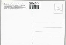 73540 W7072 Heubach , Württ - Hotel Deutschwer Kaiser