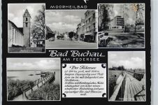 88422 W7952 Bad Buchau - Kirche, Federsee, Kursanatorium, Kuranlagen