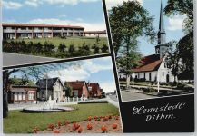 25779 W2246 Hennstedt , Dithm - Siedlung, Kirche