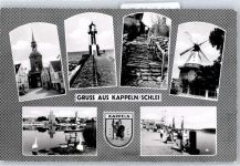 24376 W2340 Kappeln , Schlei - Kirche, Leuchtturm, Windmühle, Hafen