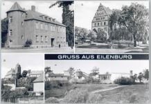 04838 O7280 Eilenburg - Postamt, Rathaus, Sternwarte Juri Gargarin