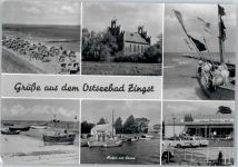 18374 O4241 Zingst , Ostseebad - Strand, Hafen, Kaufhalle