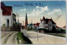 09661 O9260 Hainichen , Sachs Gebrauchsspuren Wettinstrasse , Marke entfernt