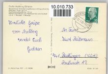 08248 O9650 Klingenthal 1965 - Aschberg Schanze Foto AK