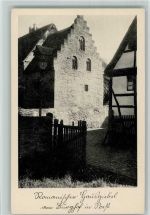 59494 W4770 Soest , Westf - Romantischer Hausgiebel am Burghof