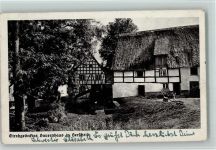W5974 Herscheid , Westf Strohgedecktes Bauernhaus Bauernhaus