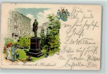W5000 Köln Stadt Bismarck-Denkmal Bismarckdenkmal 1898 Künstlerkarte