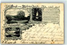 23701 W2420 Uklei 1899 - Gruß vom Ugleisee, Gasthaus, Emanuel Geibel