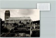 25938 W2270 Süderende auf Föhr FOTO KEINE AK St. Laurentii-Kirche mit Friedhof Kirchen, Grabsteine, etc.
