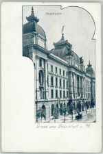 W6000 Frankfurt am Main ca 1900 AK Hauptpostamt Postamt
