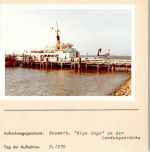 20095 W2191 Hamburg-Insel Neuwerk FOTO KEINE AK Foto montiert auf Karton Nige Ooge