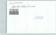 27472 W2190 Cuxhaven FOTO KEINE AK Nordersteinstraße Fußgängerzone Eiscafé Geschäft Quelle