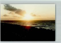 26486 W2946 Wangerooge , Nordseebad FOTO KEINE AK Sonnenuntergang