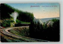 O3706 Schierke am Brocken Brockenbahn Große Kurve an der Padde Harzbahn