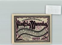 Stettin Szczecin - Notgeld Radow-Lied Kirche