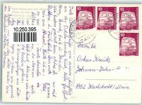 23629 W2401 Pönitz am See, Ostholst - Rückseite mit Abschürfungen bzw Kleberesten Hotel Alte Meierei