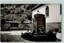 67468 W6731 Frankenstein , Pfalz Gebrauchsspuren Rückseite mit Abschürfungen und Kleberesten Kriegerdenkmal