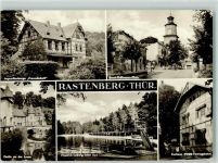 99636 O5235 Rastenberg - Jugendherberge Freunschaft Ernst-Thälmann-Platz Lossa Friedrich-Ludwig-Jahn Bad Kurhaus Glockenturm