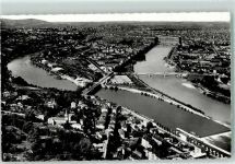 69000 Lyon - Le confluent du Rhone et la Saone a la Mulatiere