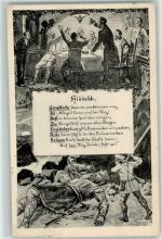 Hiddekk Engländer wir packen euch AK Propaganda WK I 1916