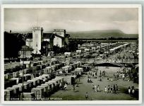 34073 Grado 1938 Foto AK Particolare della Spiaggia