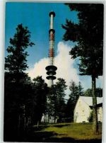 W8351 Sonnenwald , Niederbay Rundfunkturm auf dem Brotjackelriegel AK Funk